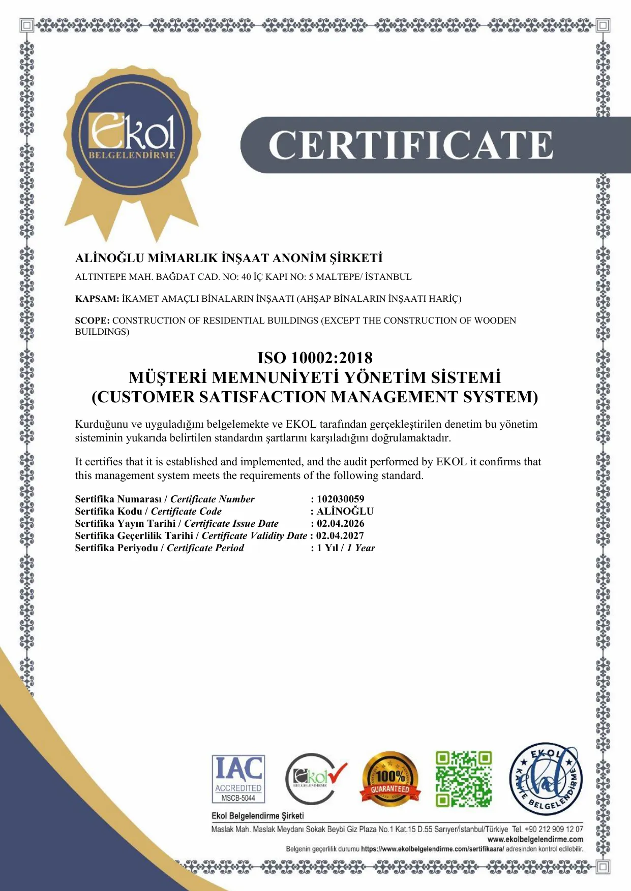 ISO 10002:2018